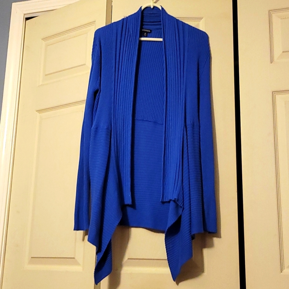 George, large, cardigan, blue
